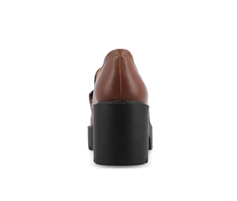 Women's Journee Collection Keeziah Chunky Heeled Loafers