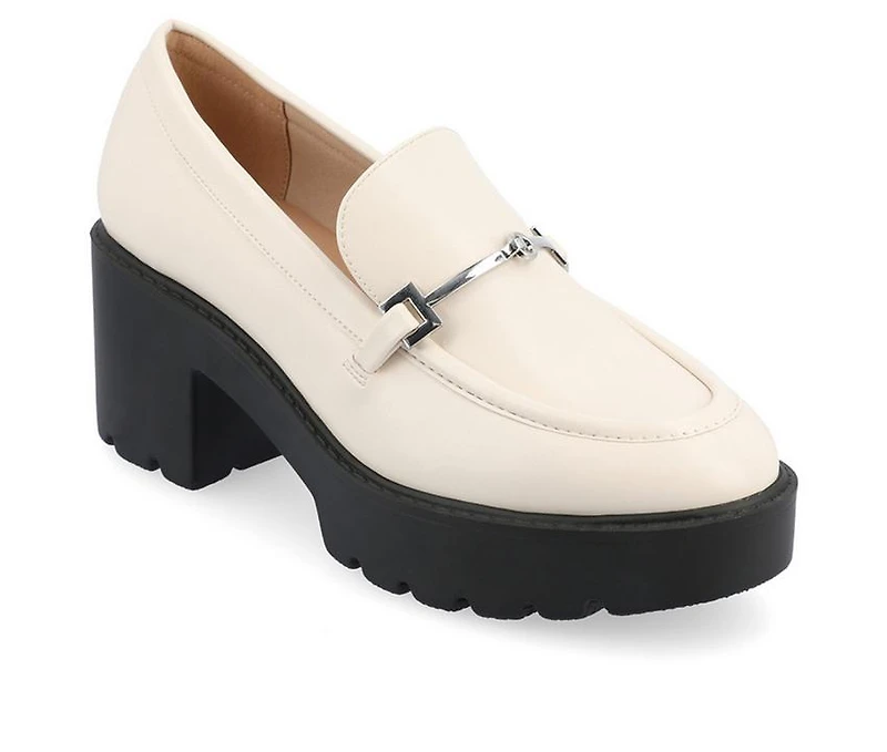 Women's Journee Collection Keeziah Chunky Heeled Loafers