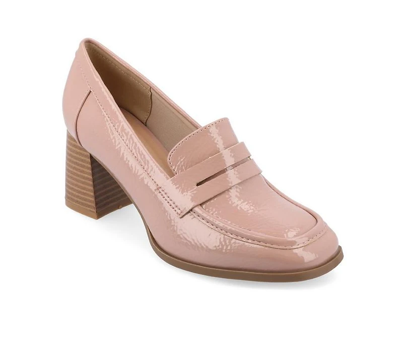 Women's Journee Collection Malleah Block Heel Loafers