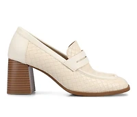 Women's Journee Collection Malleah Block Heel Loafers