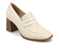 Women's Journee Collection Malleah Block Heel Loafers