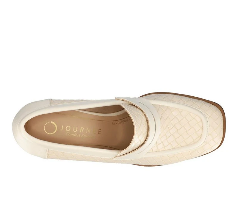 Women's Journee Collection Malleah Block Heel Loafers