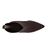 Women's Journee Collection Noralinn Heeled Stretch Knit Booties