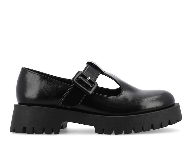 Women's Journee Collection Suvi Chunky T-Strap Mary Janes