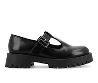 Women's Journee Collection Suvi Chunky T-Strap Mary Janes