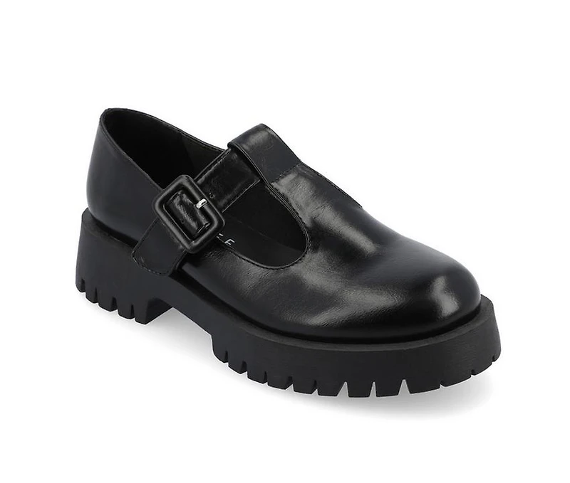 Women's Journee Collection Suvi Chunky T-Strap Mary Janes