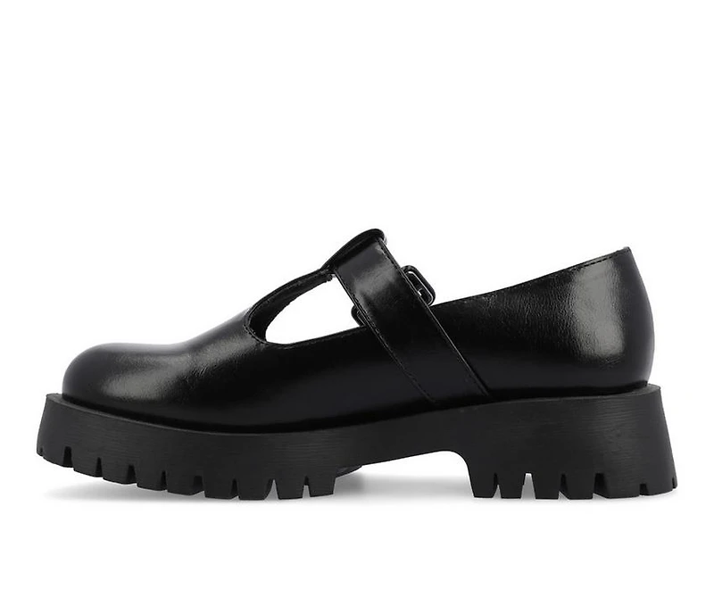 Women's Journee Collection Suvi Chunky T-Strap Mary Janes