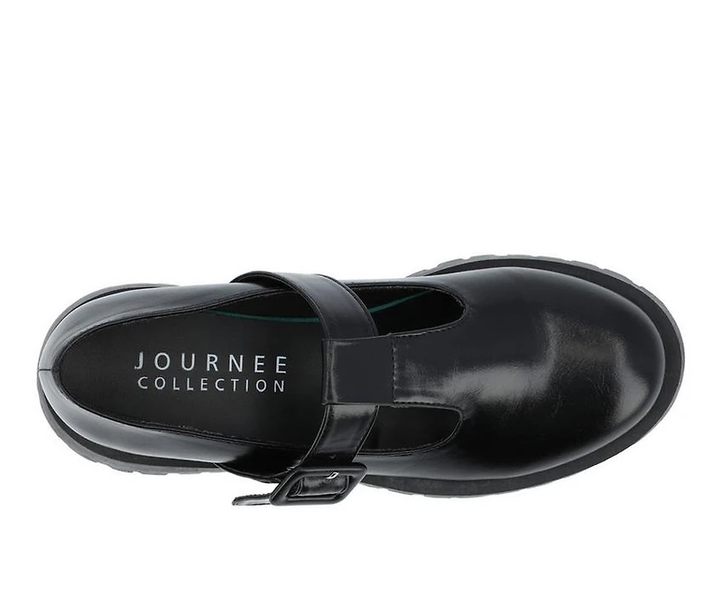 Women's Journee Collection Suvi Chunky T-Strap Mary Janes