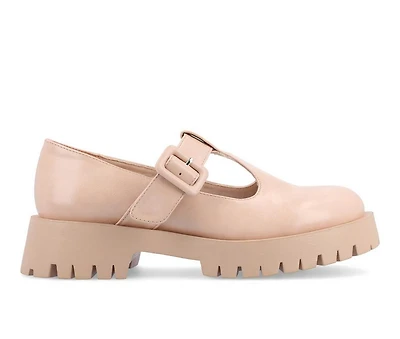 Women's Journee Collection Suvi Chunky T-Strap Mary Janes