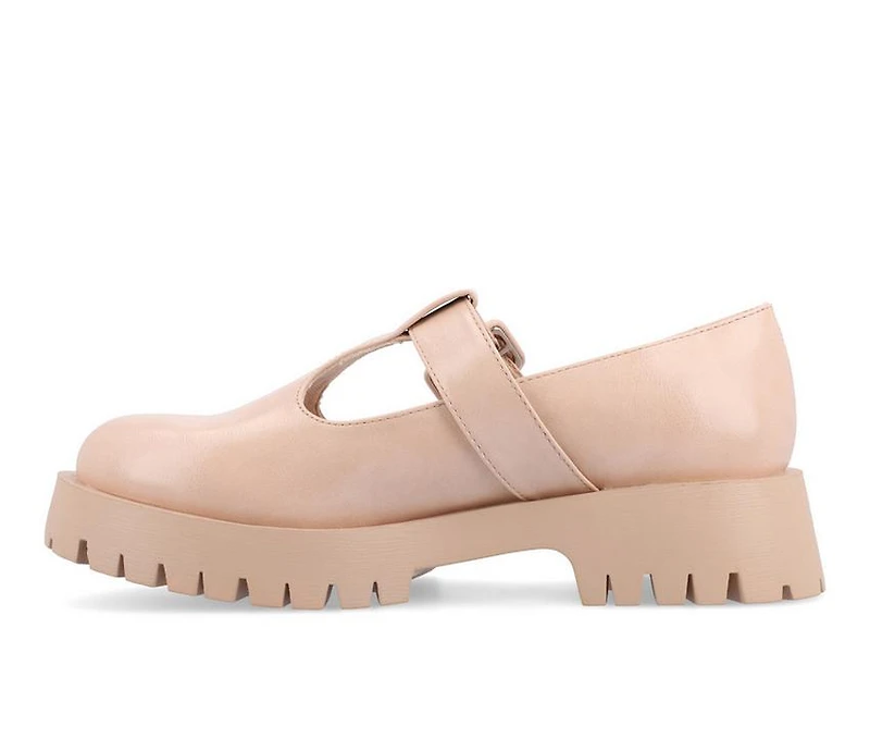 Women's Journee Collection Suvi Chunky T-Strap Mary Janes