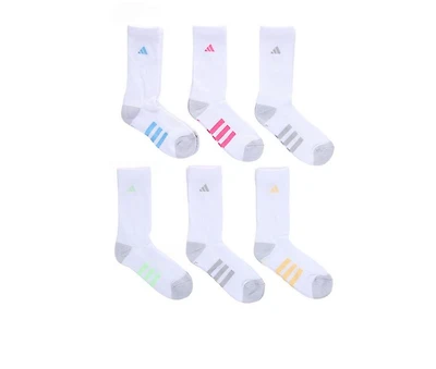 Adidas 6 Pack Cushioned Crew Socks