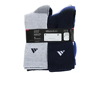 Adidas 6 Pack Athletic Cushioned Crew Socks