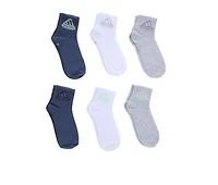 Adidas 6 Pack Superlite Quarter Socks
