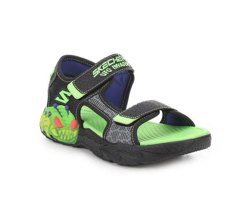 Boys' Skechers Little Kid & Big Creature Spalsh Light-up Sandals