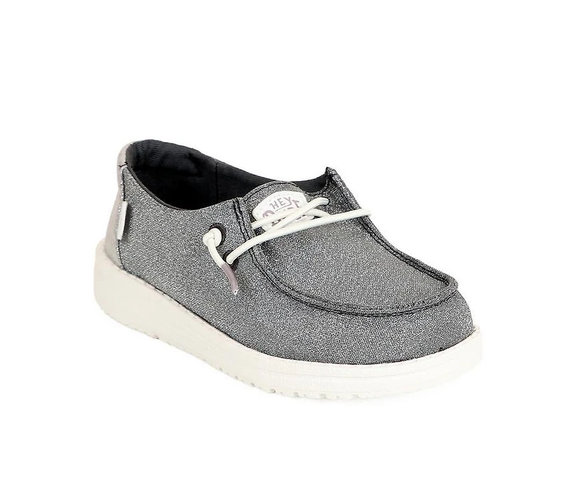 Kids' HEYDUDE Toddler Wendy Metallic Casual Shoes