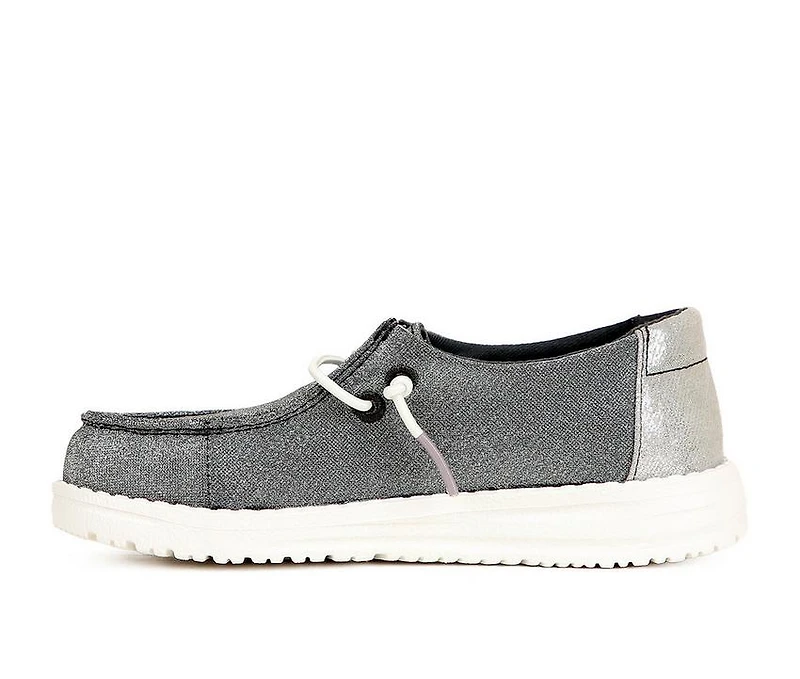 Kids' HEYDUDE Toddler Wendy Metallic Casual Shoes