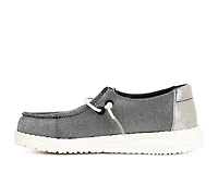 Kids' HEYDUDE Toddler Wendy Metallic Casual Shoes