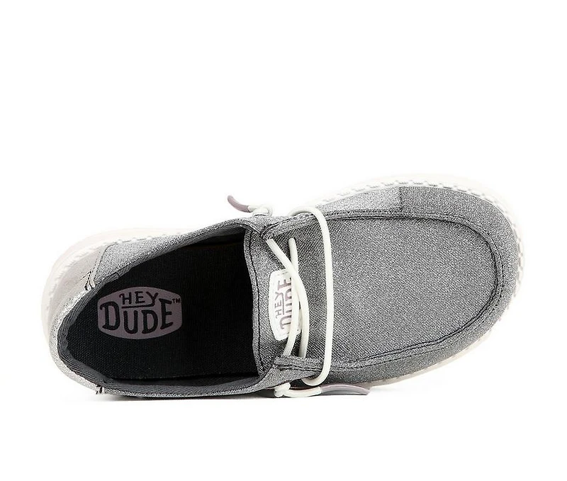 Kids' HEYDUDE Toddler Wendy Metallic Casual Shoes