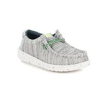 Kids' HEYDUDE Little Kid & Big Wally Youth Heathered Mesh Casual Shoes