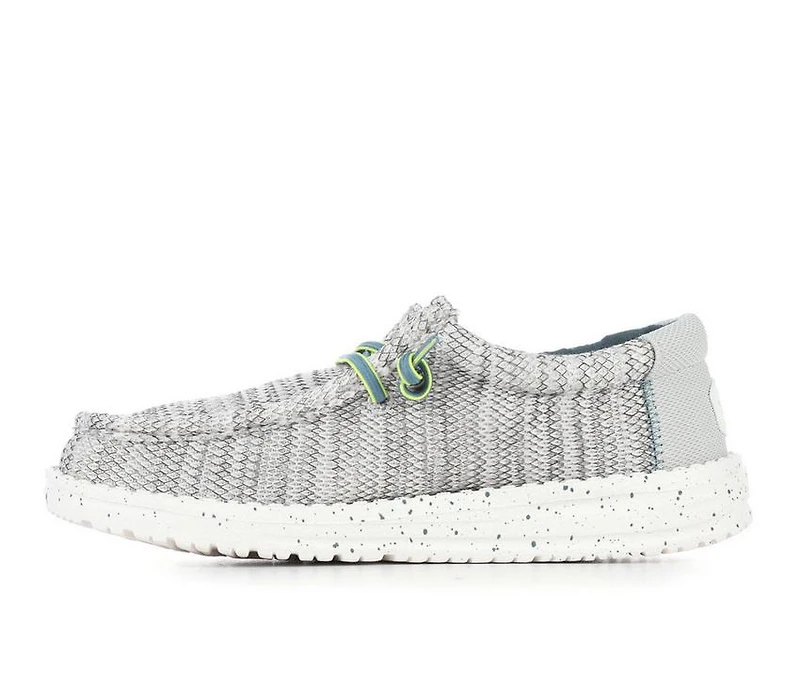 Kids' HEYDUDE Little Kid & Big Wally Youth Heathered Mesh Casual Shoes
