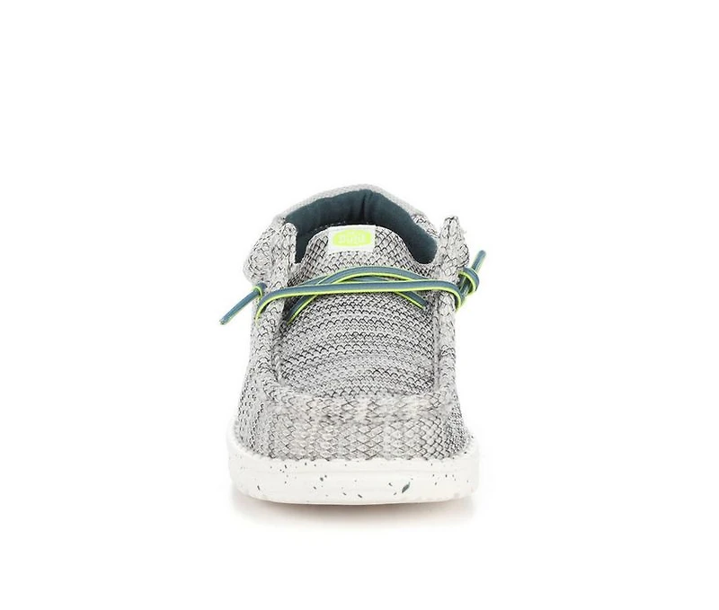 Kids' HEYDUDE Little Kid & Big Wally Youth Heathered Mesh Casual Shoes
