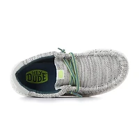 Kids' HEYDUDE Little Kid & Big Wally Youth Heathered Mesh Casual Shoes