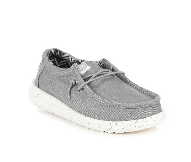 Kids' HEYDUDE Little Kid & Big Wally Canvas Casual Shoes
