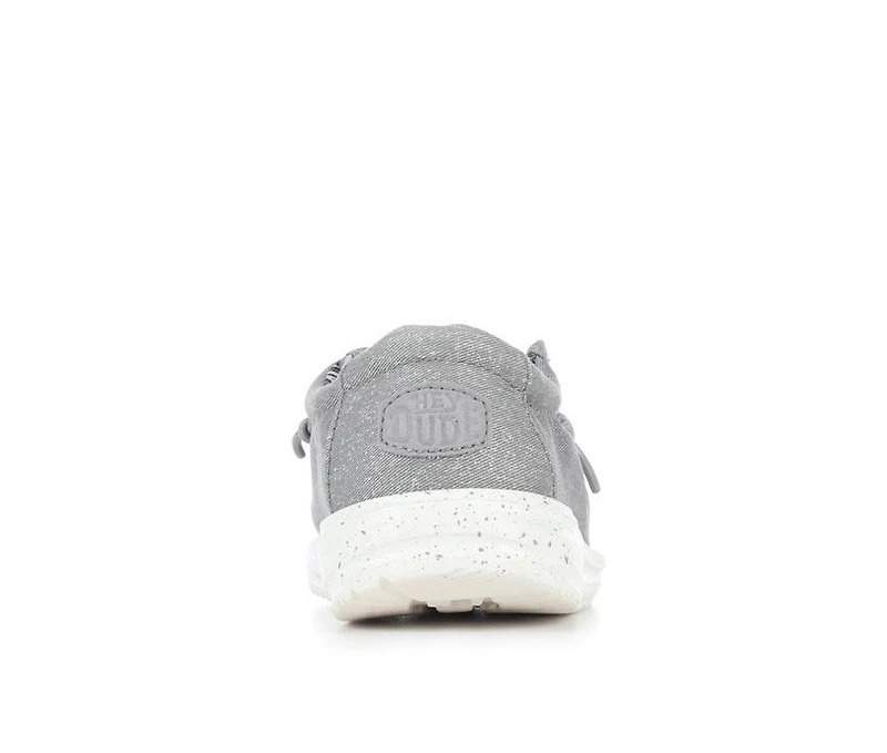 Kids' HEYDUDE Little Kid & Big Wally Canvas Casual Shoes