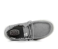 Kids' HEYDUDE Little Kid & Big Wally Canvas Casual Shoes