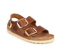 Women's Birkenstock Milano Big Buckle Footbed Sandals