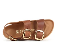 Women's Birkenstock Milano Big Buckle Footbed Sandals