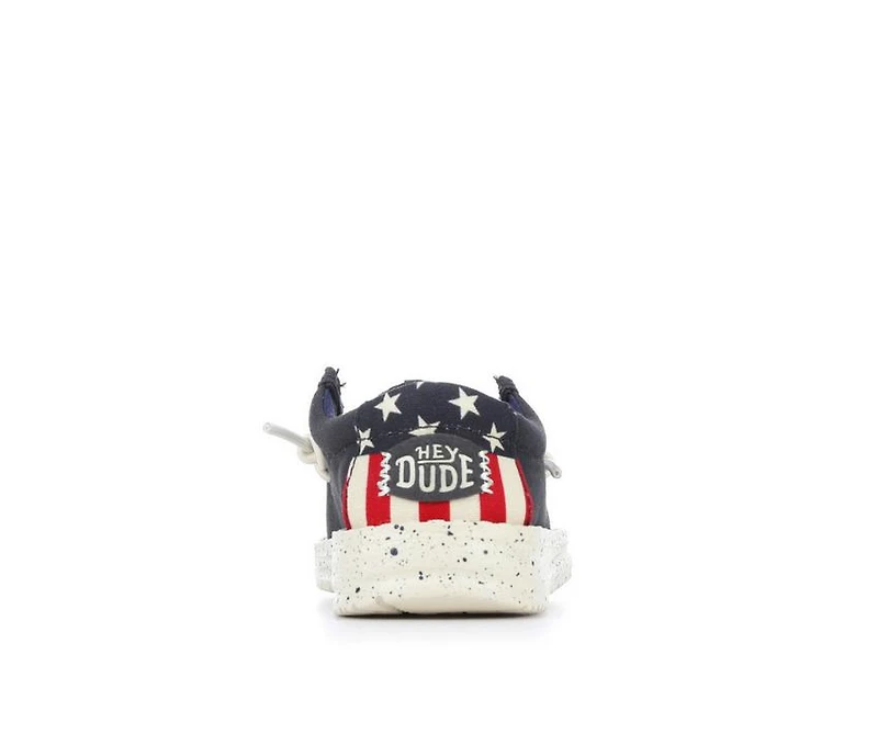 Boys' HEYDUDE Toddler Wally Americana Casual Shoes