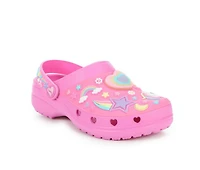Girls' Cali Gear Little Kid & Big Heart Charmer Clogs