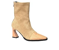 Women's Ninety Union Bronx Mid Calf Heeled Booties