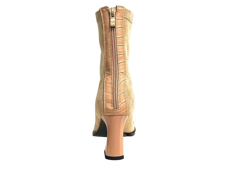 Women's Ninety Union Bronx Mid Calf Heeled Booties