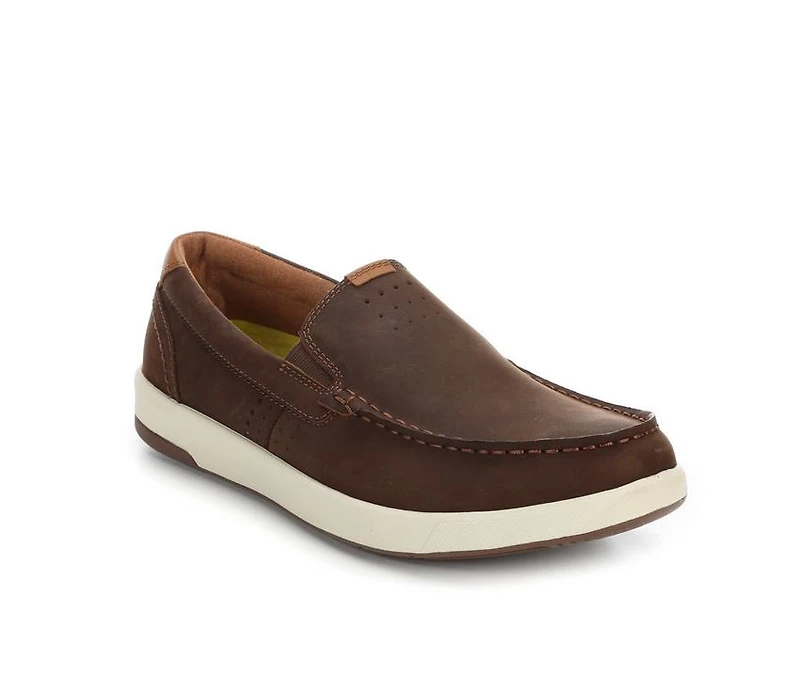 Men's Florsheim Crossover Moc Toe Slip On Casual Loafers