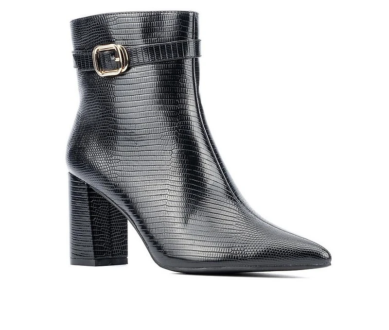 Women's New York and Company Edena Heeled Booties