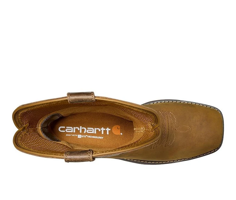 Men's Carhartt Montana Waterproof Square Toe Wellington EH Work Boots