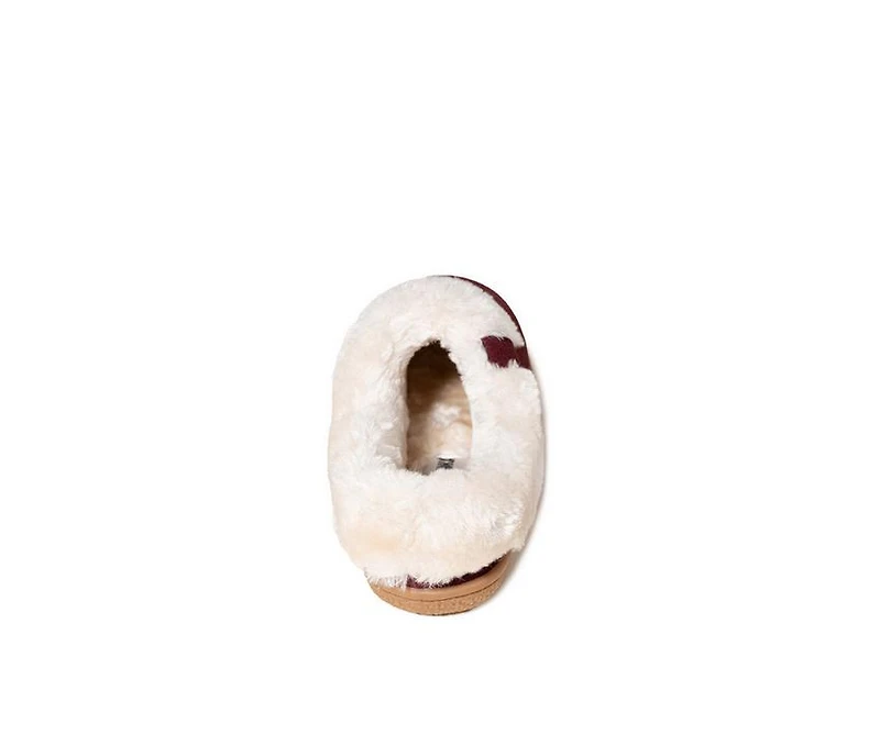 Minnetonka Camp Collar Scuff Slippers