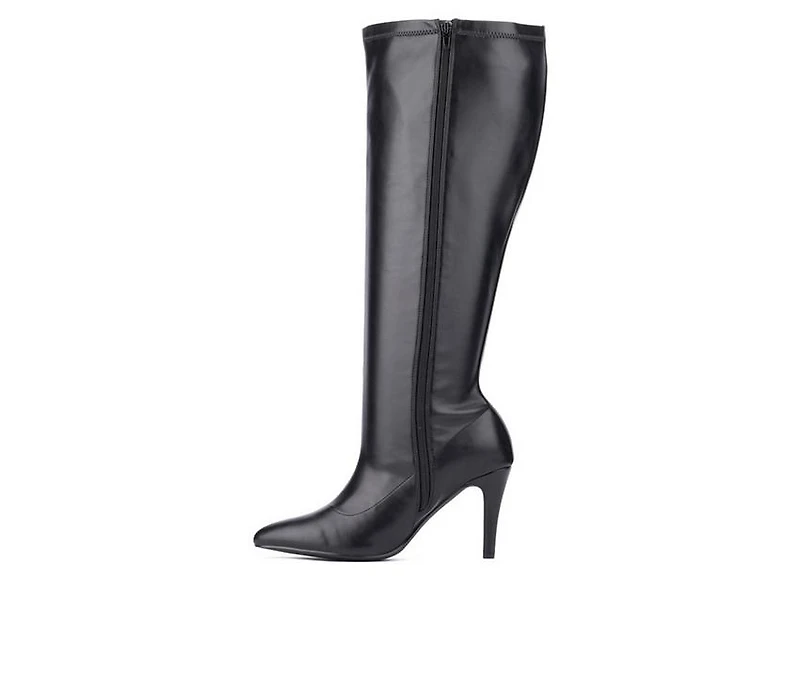 Women's Fashion to Figure Selena Wide Calf Knee High Boots