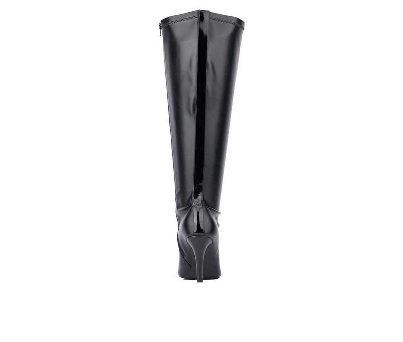 Women's Fashion to Figure Selena Wide Calf Knee High Boots