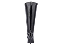 Women's Fashion to Figure Selena Wide Calf Knee High Boots
