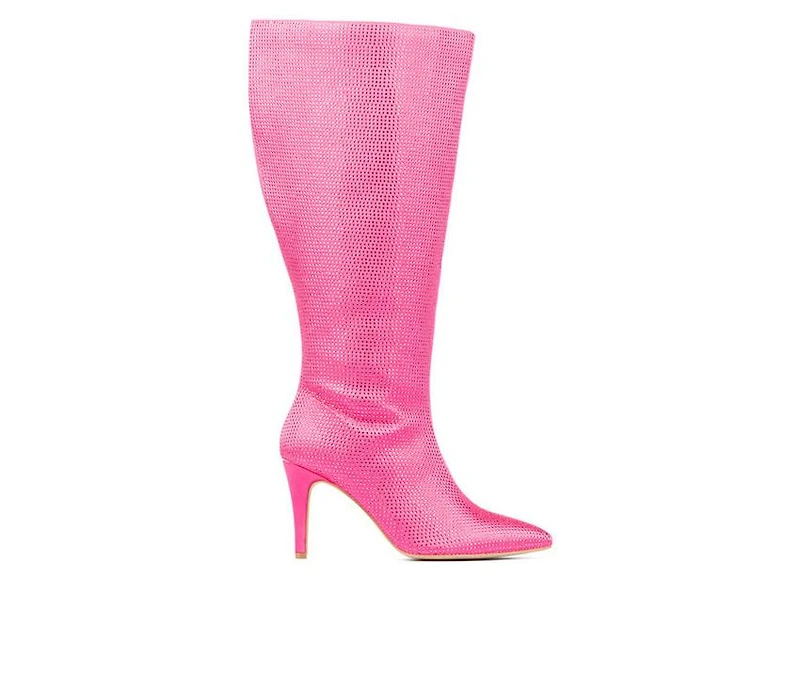 Women's Fashion to Figure Stevie Gem Wide Calf Knee High Boots