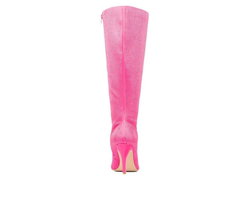 Women's Fashion to Figure Stevie Gem Wide Calf Knee High Boots