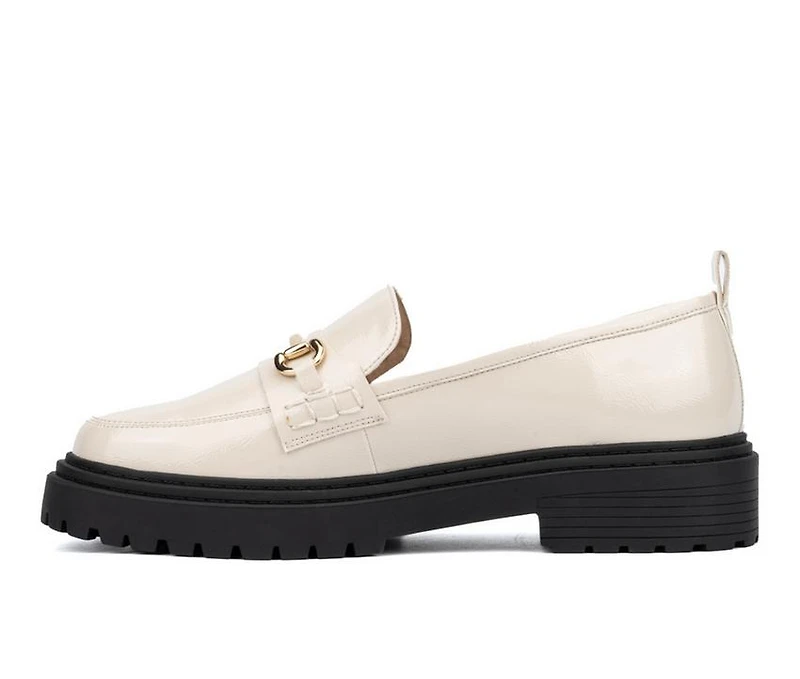 Women's Fashion to Figure Indigo Wide Width Loafers