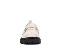 Women's Fashion to Figure Indigo Wide Width Loafers