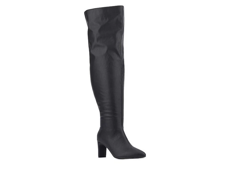 Women's Fashion to Figure Hayya Extra Wide Calf Knee High Boots