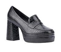 Women's Fashion to Figure Madelyn Wide Width Platform Loafer