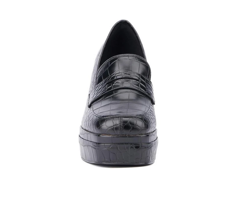 Women's Fashion to Figure Madelyn Wide Width Platform Loafer