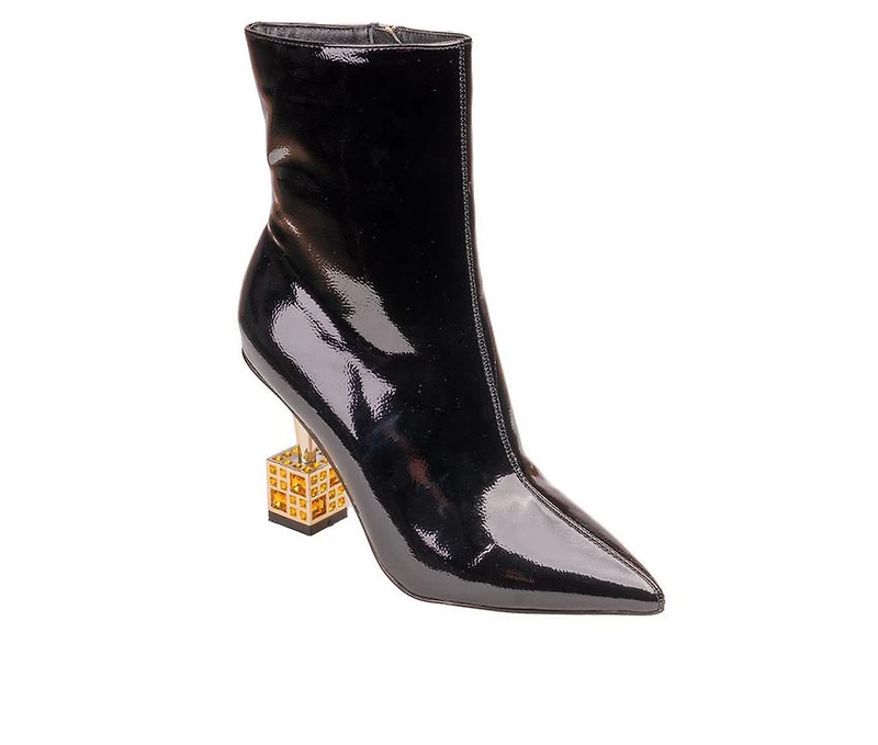 Women's Lady Couture Crown Heeled Booties